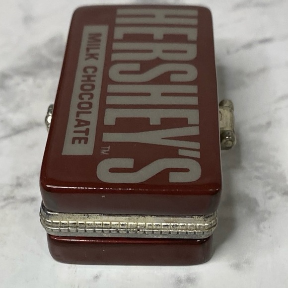 Rare Hershey’s Chocolate Bar Porcelain Hinged Trinket Box Midwest of Cannon Fall - Picture 6 of 16